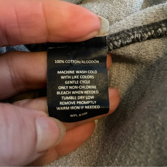 Island Sands Men’s Reversible pullover sweater size M dark gray/light gray - Picture 4 of 4